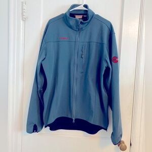 Mammut Wind Stopper Jacket, Coat, Fall, Outdoor, Gorpcore, Blue, XXL